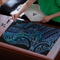 New Zealand Hammerhead Shark Puzzle Maori Haehae Mangopare Galaxy - Polynesian Pride