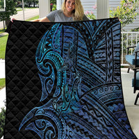 New Zealand Hammerhead Shark Quilt Maori Haehae Mangopare Galaxy - Polynesian Pride