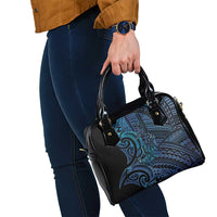 New Zealand Hammerhead Shark Shoulder Handbag Maori Haehae Mangopare Galaxy - Polynesian Pride