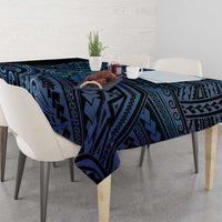 New Zealand Hammerhead Shark Tablecloth Maori Haehae Mangopare Galaxy - Polynesian Pride