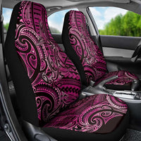 New Zealand Hammerhead Shark Car Seat Cover Maori Haehae Mangopare Pink - Polynesian Pride