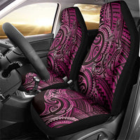 New Zealand Hammerhead Shark Car Seat Cover Maori Haehae Mangopare Pink - Polynesian Pride