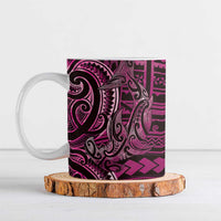 New Zealand Hammerhead Shark Ceramic Mug Maori Haehae Mangopare Pink - Polynesian Pride