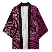 New Zealand Hammerhead Shark Kimono Maori Haehae Mangopare Pink - Polynesian Pride