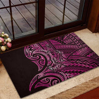 New Zealand Hammerhead Shark Rubber Doormat Maori Haehae Mangopare Pink - Polynesian Pride