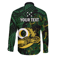 Personalised Solomon Islands Western Province Day Family Matching Summer Maxi Dress and Hawaiian Shirt Sea Turtle Mix Polynesian Hibiscus Pattern LT14 - Polynesian Pride