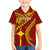 Personalised Fiji Rotuma Kid Hawaiian Shirt Fijian Tapa Pattern LT14 Kid Maroon - Polynesian Pride
