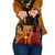 Personalised Fiji Rotuma Shoulder Handbag Fijian Tapa Pattern LT14 One Size Maroon - Polynesian Pride