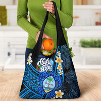 Hafa Adai Guam Grocery Bag Guahan Sea Turtle Tropical Style