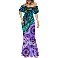New Zealand Paua Shell With Australia Opal Unique Combine Mermaid Dress LT14 - Polynesian Pride