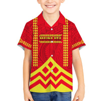 Hawaii Mauna Kea Hawaiian Shirt Hawaiian Kakau Tribal Pattern LT14 - Polynesian Pride