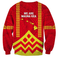 Hawaii Mauna Kea Sweatshirt Hawaiian Kakau Tribal Pattern LT14 - Polynesian Pride