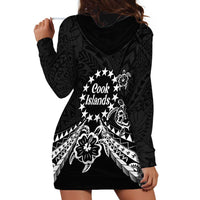 Kia Orana Cook Islands Hoodie Dress 2025 Pasifika Polynesian Turtle Black Color