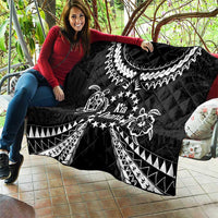 Kia Orana Cook Islands Quilt 2025 Pasifika Polynesian Turtle Black Color