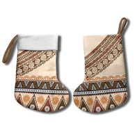 Bula Fiji Christmas Stocking 2025 Pasifika Traditional Fijian Masi - Polynesian Pride