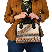 Bula Fiji Shoulder Handbag 2025 Pasifika Traditional Fijian Masi LT14 - Polynesian Pride