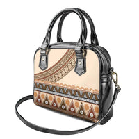 Bula Fiji Shoulder Handbag 2025 Pasifika Traditional Fijian Masi LT14 - Polynesian Pride