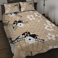 Bula Fiji Iri Buli Quilt Bed Set Woven Fan With Fijian Tapa