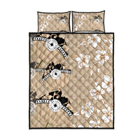 Bula Fiji Iri Buli Quilt Bed Set Woven Fan With Fijian Tapa