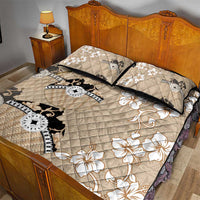 Bula Fiji Iri Buli Quilt Bed Set Woven Fan With Fijian Tapa