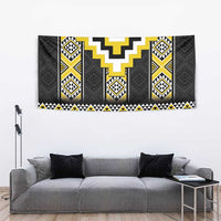 Yellow Taniko Aotearoa Tapestry Niho Taniwha Mix Poutama LT14 - Polynesian Pride
