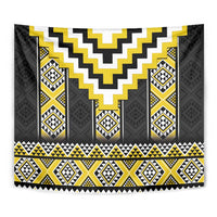 Yellow Taniko Aotearoa Tapestry Niho Taniwha Mix Poutama LT14 - Polynesian Pride