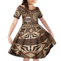 Samoa Siapo Family Matching Tank Maxi Dress and Hawaiian Shirt Happy Independence Day Vintage Vibes