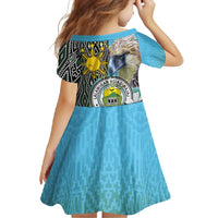 Cotabato Philippines Province Family Matching Summer Maxi Dress and Hawaiian Shirt Filipino Eagle Sampaguita Tinalak Pattern