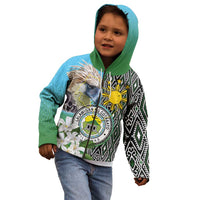 Cotabato Philippines Province Kid Hoodie Filipino Eagle Sampaguita Tinalak Pattern