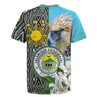 Cotabato Philippines Province Rugby Jersey Filipino Eagle Sampaguita Tinalak Pattern
