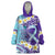 No Story Should End Too Soon Suicide Awareness Wearable Blanket Hoodie Purple And Teal Polynesian Ribbon