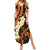 Liver Cancer Awareness Month Summer Maxi Dress Awareness Is Key Orange Polynesian Ribbon