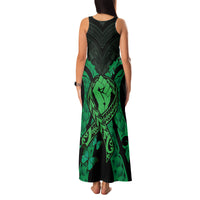 ADHD Awareness Month You Matter Family Matching Tank Maxi Dress and Hawaiian Shirt Green Polynesian Ribbon