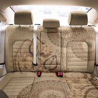 Brown Bula Fiji Back Car Seat Cover Fijian Dance Fan Tapa Cloth Pattern