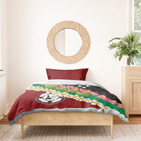 Frangipani Festival Rabaul East New Britain Bedding Set Dukduk Dance With Plumeria - Polynesian Pride