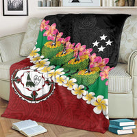 Frangipani Festival Rabaul East New Britain Blanket Dukduk Dance With Plumeria - Polynesian Pride