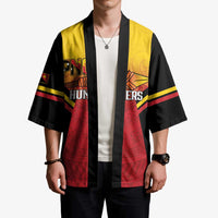 Papua New Guinea Rugby Custom Kimono Go PNG Hunters Polynesian Pattern - Polynesian Pride