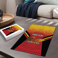 Papua New Guinea Rugby Custom Puzzle Go PNG Hunters Polynesian Pattern LT14 - Polynesian Pride