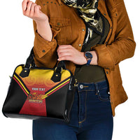 Papua New Guinea Rugby Custom Shoulder Handbag Go PNG Hunters Polynesian Pattern - Polynesian Pride