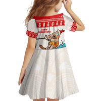 Mele Kalikimaka Hawaii Family Matching Puletasi and Hawaiian Shirt Water-skiing Santa Tropical Vibes LT14 - Polynesian Pride
