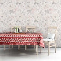 Mele Kalikimaka Hawaii Tablecloth Water-skiing Santa Tropical Vibes LT14 - Polynesian Pride