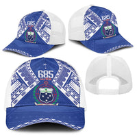 Samoa 685 Baseball Net Cap Samoan Pride Coat Of Arms - Polynesian Pride