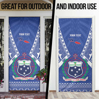 Personalised Samoa 685 Door Cover Samoan Pride Coat Of Arms - Polynesian Pride