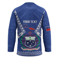 Personalised Samoa 685 Hockey Jersey Samoan Pride Coat Of Arms LT14 - Polynesian Pride