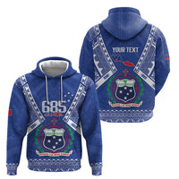 Personalised Samoa 685 Hoodie Samoan Pride Coat Of Arms - Polynesian Pride