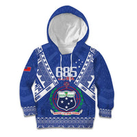 Personalised Samoa 685 Kid Hoodie Samoan Pride Coat Of Arms - Polynesian Pride