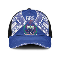 Samoa 685 Mesh Trucker Cap Samoan Pride Coat Of Arms - Polynesian Pride