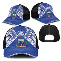 Samoa 685 Mesh Trucker Cap Samoan Pride Coat Of Arms - Polynesian Pride