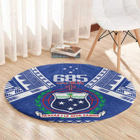 Samoa 685 Round Carpet Samoan Pride Coat Of Arms - Polynesian Pride