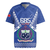 Personalised Samoa 685 Rugby Jersey Samoan Pride Coat Of Arms - Polynesian Pride